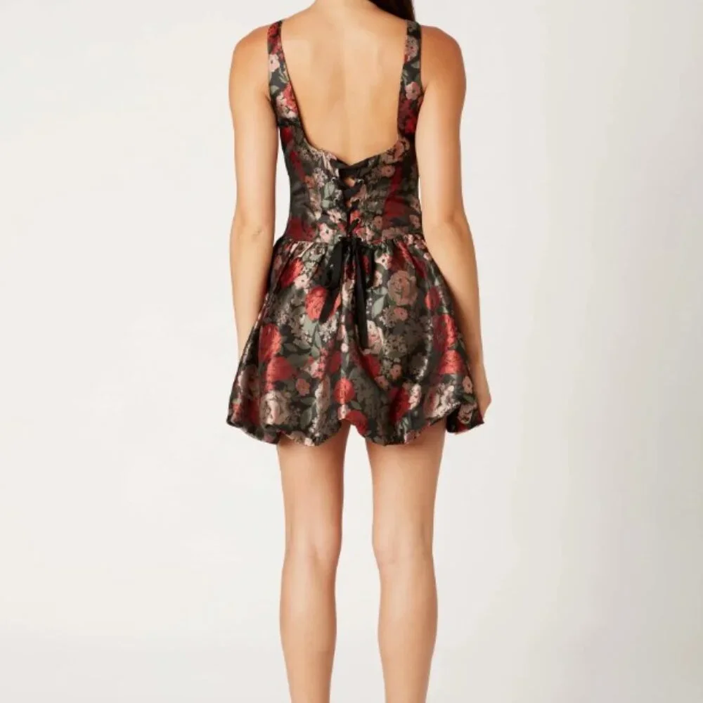 NIA Floral Jacquard Tamara Dress - Picture 2 of 3